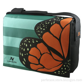 Messenger Laptop Bag, Fashionable and Sport, Made of High-density 300D Polyester, Novel HandcraftsNew